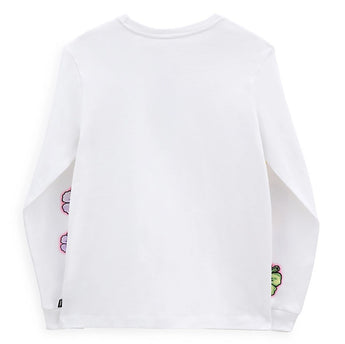 bluza alba Vans cu imprimeu