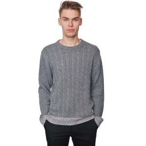  BARBATI VANS Pulover Naylor Gravel Heather Gri - vgeneration.ro