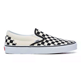 INCALTAMINTE FEMEI, BARBATI VANS Tenisi Classic Slip-On Checkerboard Alb-Negru - vgeneration.ro