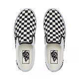 INCALTAMINTE FEMEI, BARBATI VANS Tenisi Classic Slip-On Checkerboard Alb-Negru - vgeneration.ro