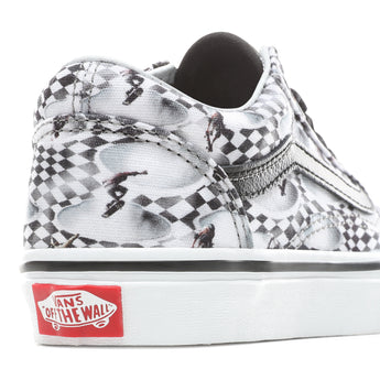 INCALTAMINTE COPII VANS Tenisi Copii Old Skool (Molo) Skate Checkerboard Negru - vgeneration.ro