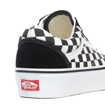 Tenisi Old Skool Checkerboard Platform VANS - spate