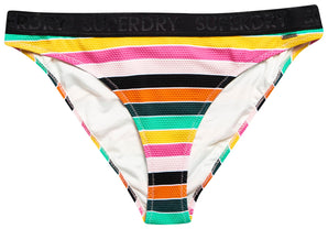Slip de baie Vert Stripe SUPERDRY