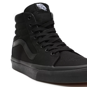 tenisi inalti Vans cu sireturi negre