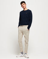 IMBRACAMINTE BARBATI SUPERDRY Pantaloni International Chino Lite Slim Bej - vgeneration.ro