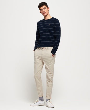 IMBRACAMINTE BARBATI SUPERDRY Pantaloni International Chino Lite Slim Bej - vgeneration.ro