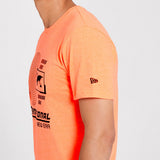 tricou portocaliu new era pentru barbati
