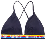 IMBRACAMINTE FEMEI SUPERDRY Sutien Plaja Sydeny Fixed Tri Bikini Albastru - vgeneration.ro