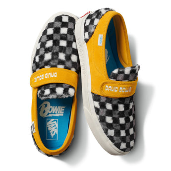INCALTAMINTE FEMEI, BARBATI VANS Slip-On David Bowie X Vanstenisi Slip-On 47 V (Db) Hunky - Checkerboard Multicolor - vgeneration.ro