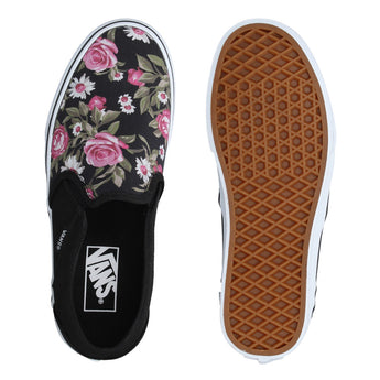 INCALTAMINTE FEMEI VANS Tenisi Asher Floral Print Negru - vgeneration.ro