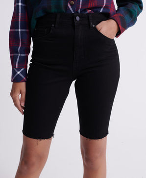 Pantaloni scurti dama Kari Long Line Short Negru - 1